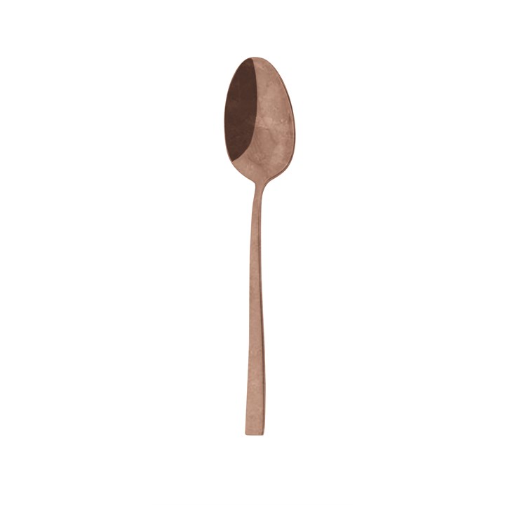 Cream Vintage Copper Dessert Spoon 18/10
