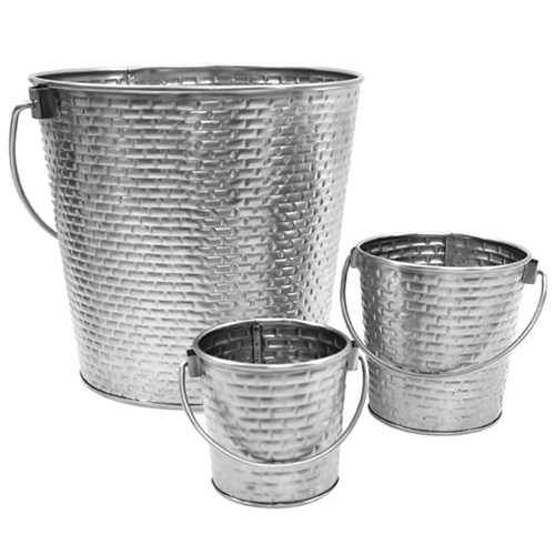 Display Brickhouse Round Pail Handle 9.5 x 8cm