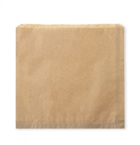 Bag Flat Recycled Kraft 254 x 254mm