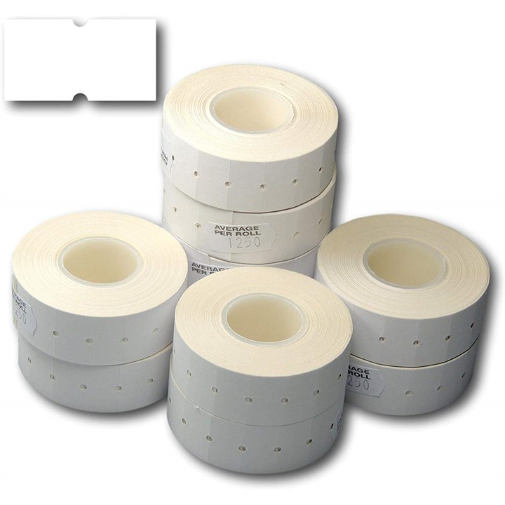 Price Gun Label Plain Blank 22x12mm for 441098