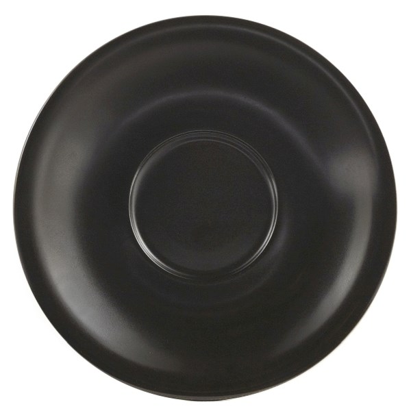 Saucer Royal Genware 13.5cm Matt Black