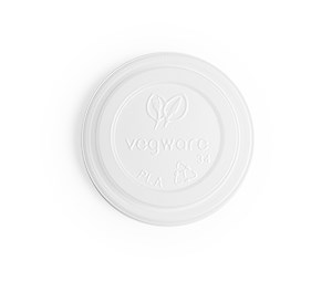Lid Round White CPLA for 4oz Cup - 438779/438783