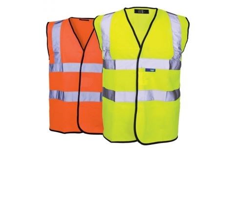 High Visibility Waistcoat Yellow Medium