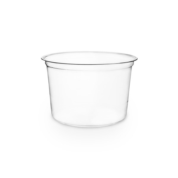 Container Round PLA Clear Deli 16oz 11.8x7.7cm