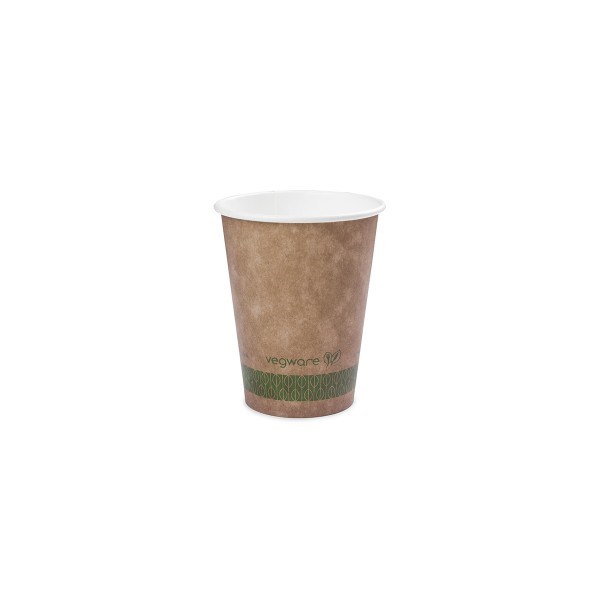 Paper Hot Cup Single Wall Kraft Brown 8oz