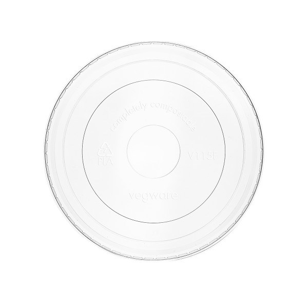 Lid Flat PLA Clear Cold 115x13mm