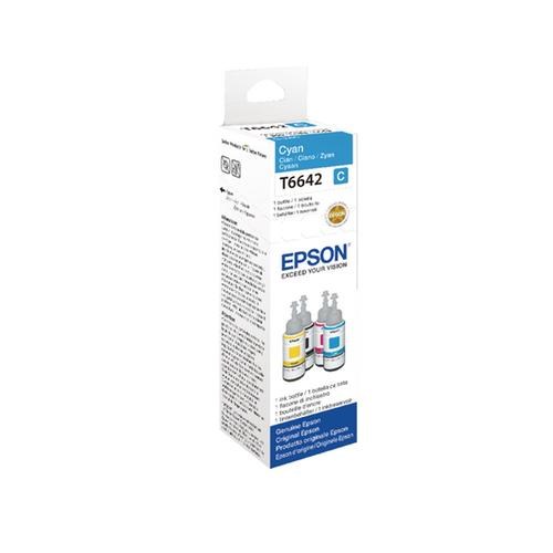 Epson Printer Cyan Ink Bottle T6642