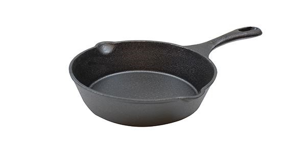 Cast Iron Mini Round Server Sikllet  21cm length