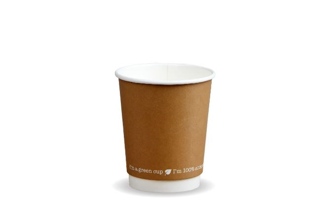 Paper Hot Cup Kraft Double Wall 8oz BP
