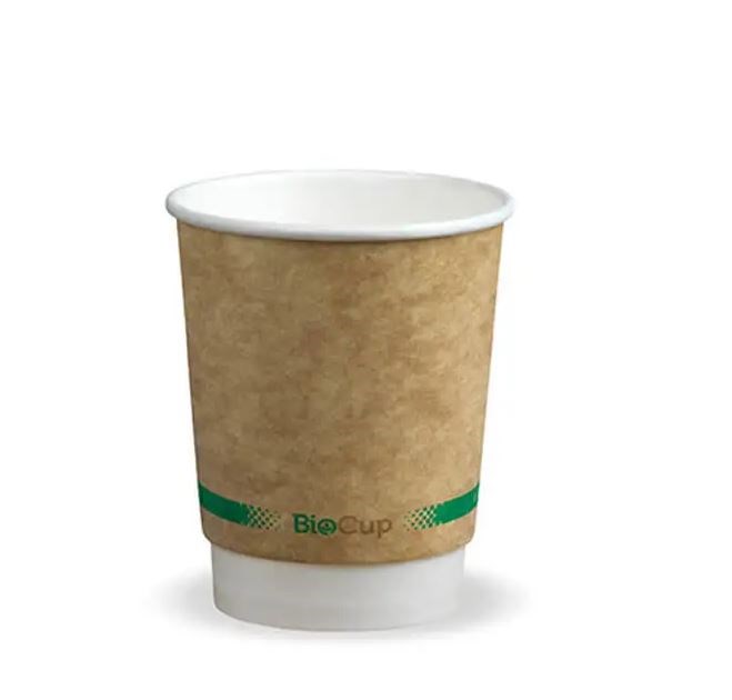 Paper Hot Cup Kraft Double Wall 8oz BP