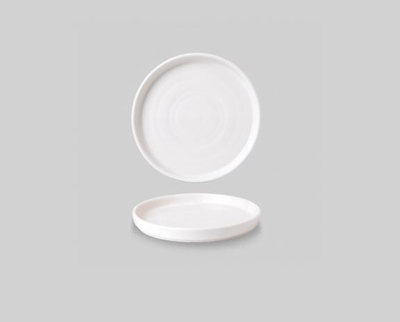 White Walled Plate 15.70cm