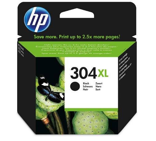 HP Printer Cartridge Black Ink HP 304XL