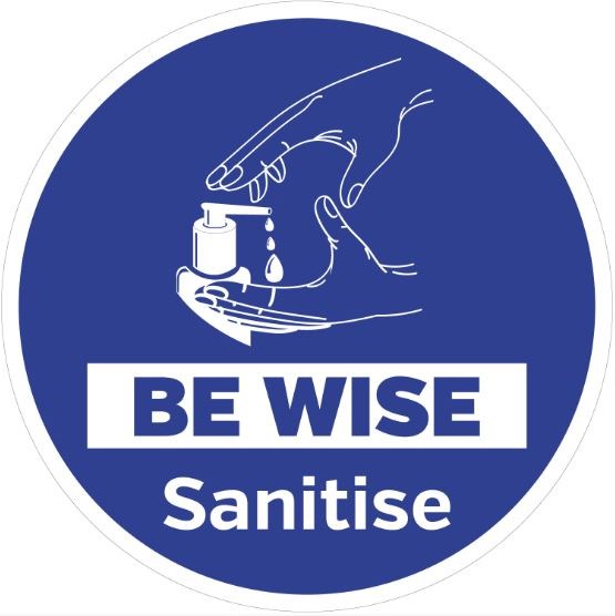 Be wise sanitise Floor