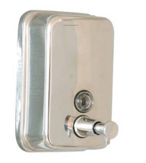 Dispenser Hand Sanitiser Chrome 1l Wall Mountable