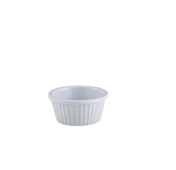 Ramekin 1oz Fluted White