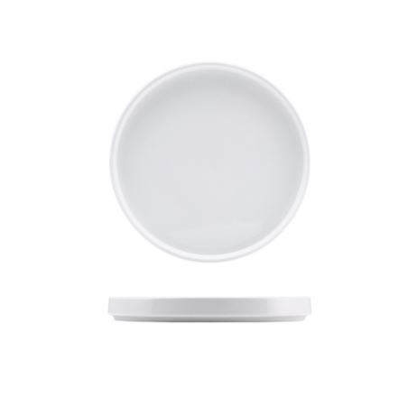 Genware Porcelain Low Presentation Plate 18cm