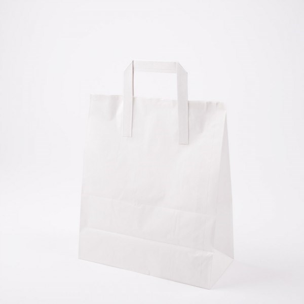 Large White Carrier Bag 260x390x305mm