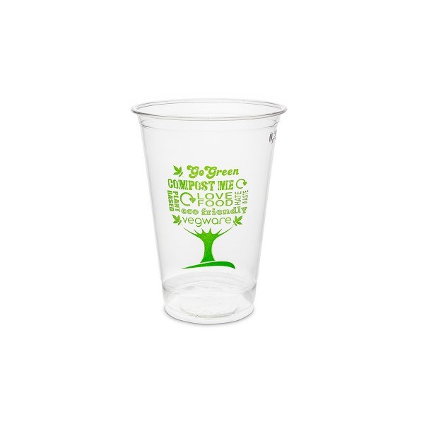 PLA Cold Cup 9oz - Green Tree