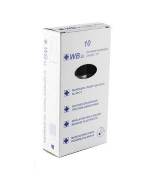 Black Whiteboard Markers Chisel Tip