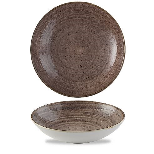 Stonecast Raw Brown Evolve Coupe Bowl 9.75