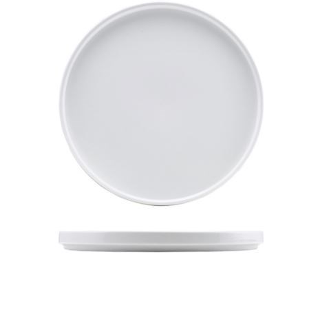 Genware Porcelain Low Presentation Plate 30cm