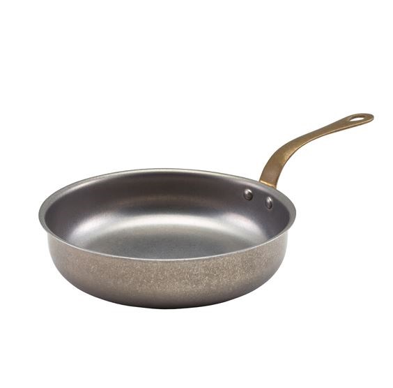 Genware Vintage Steel Mini Fry Pan 18x4.25cm