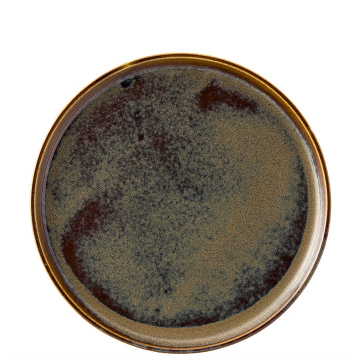 Murra Toffee Walled Plate 10.5in (27cm)