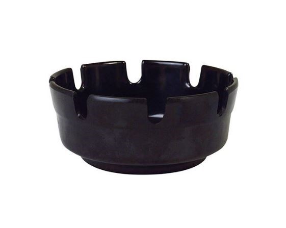 Ashtray Outdoor Melamine Black
