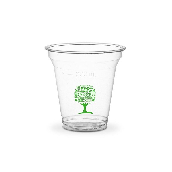 CE PLA cold cup 96-Series -Green Tree 9oz