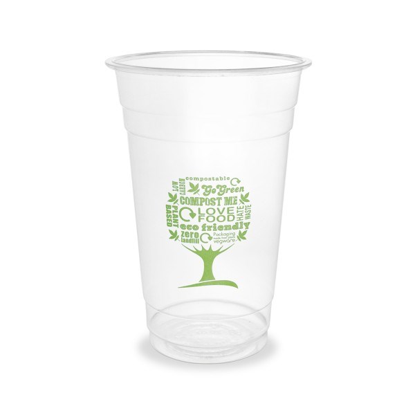 CE PLA cold cup 96-Series -Green Tree 20oz