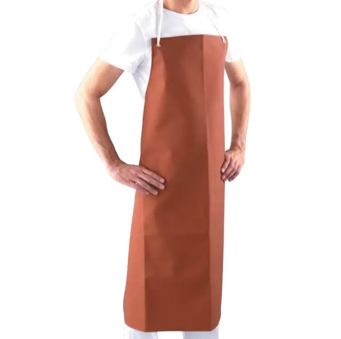 Red Rubber Apron 91 x 107cm