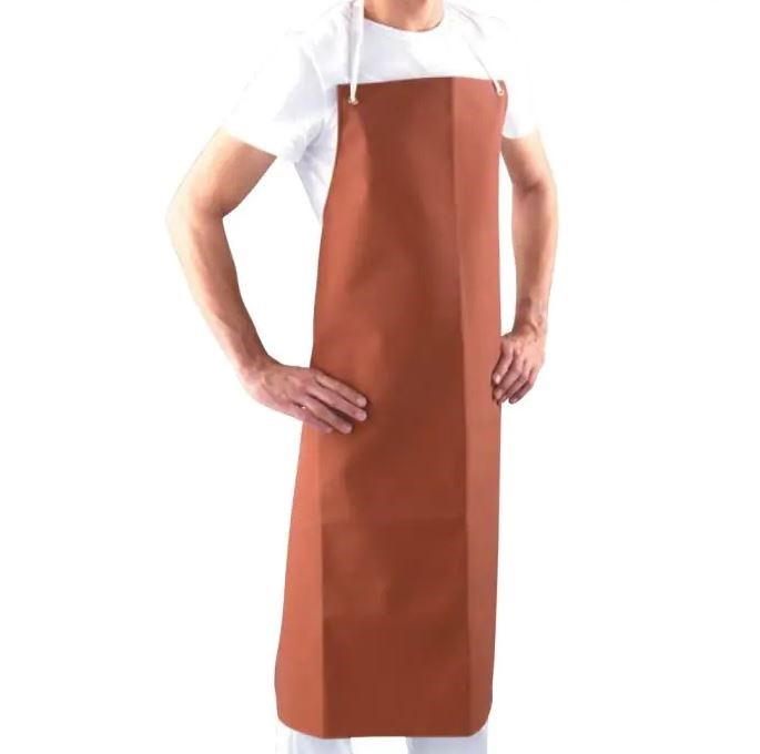 Red Rubber Apron 91 x 107cm