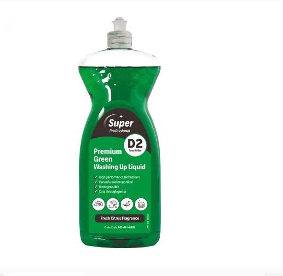 D2 Premium Green Detergent Washing up Liquid