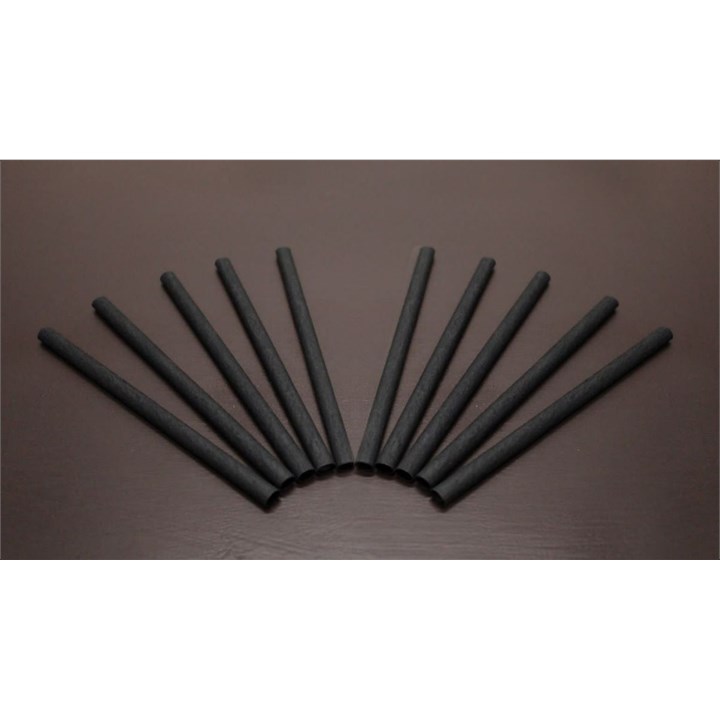 Black Avocado Cocktail Straws 13cm