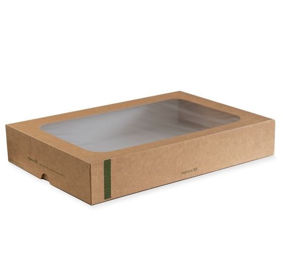 Sandwich platter box and insert large