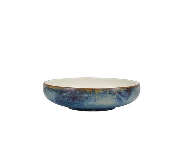 Aqua Blue Two Tone Coupe Bowl 20.5cm