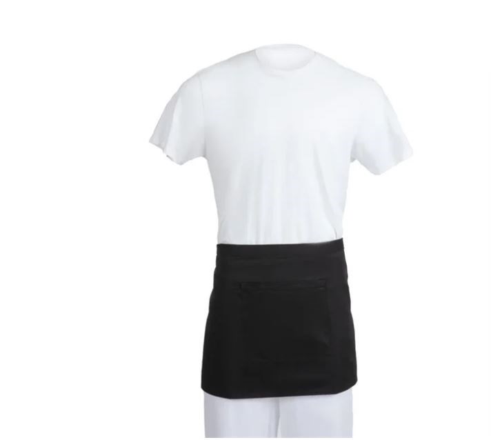 Short Bistro Apron Black