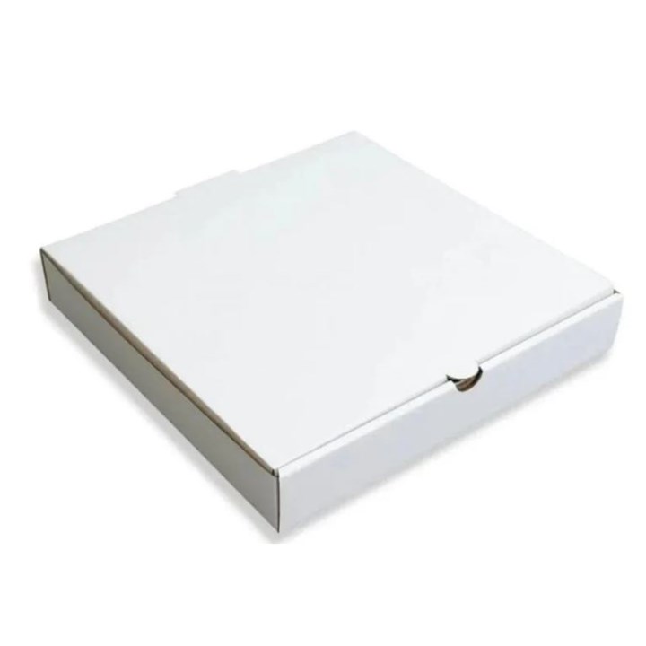 9in Plain White Pizza Box