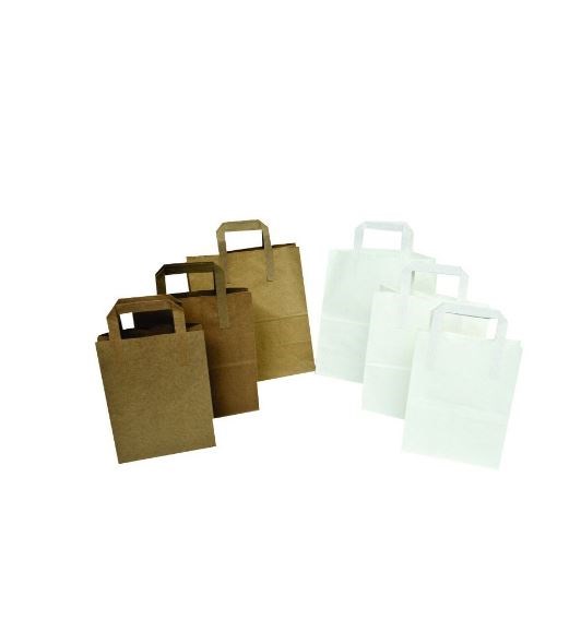 White Kraft Medium SOS 8.5x4.5x10in