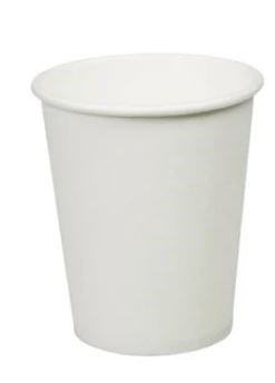 6oz Plain White Hot Drink Cup
