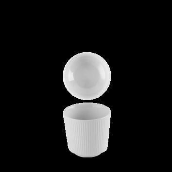 White Unhandled Cup 8oz