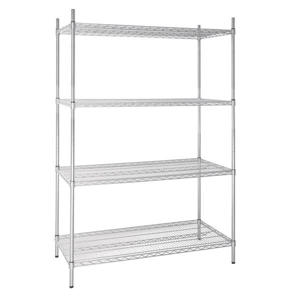 Vogue 4 Tier Wire Shelving Kit 1220x610mm