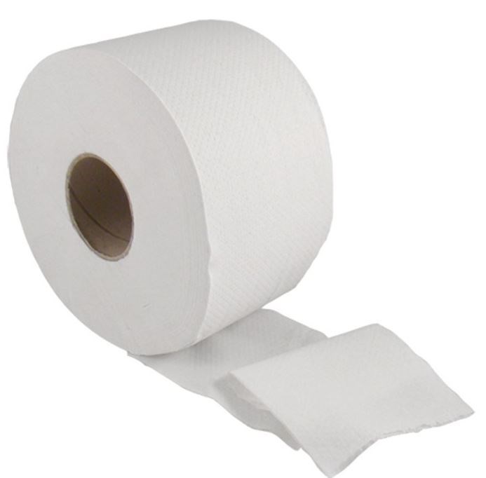 Toilet Roll Mini Jumbo Embossed 2 Ply 125m