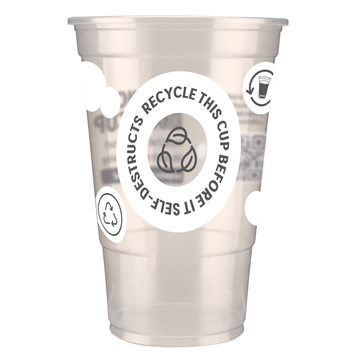 Printed 2in1 Flexy Glass 1pint to brim 57cl