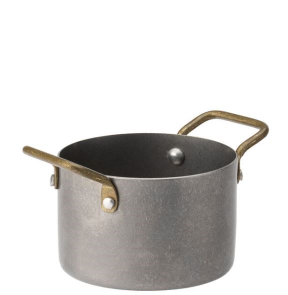 Vintage Steel Mini Casserole Dish 3.5in (9cm)