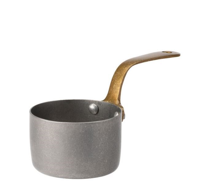 Vintage Steel Mini Sauce Pan 2.75in (7cm)