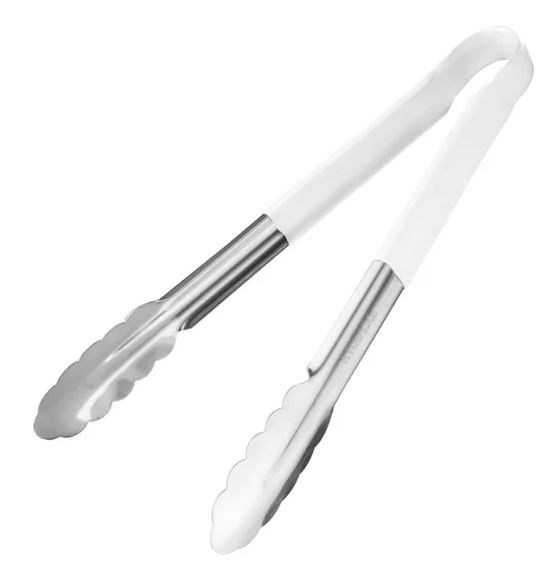 Hygiplas Colour Coded White Serving Tong 300mm