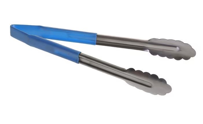 Antimicrobial Tong 31cm Blue Handle