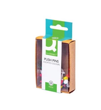 Q-Connect Push Pins Assorted