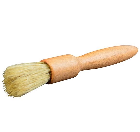Round Wooden Pastry Brush 24.5cm x 9.5cm x 2.5cm (H)